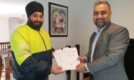 Sikh Volunteers New Factory Site